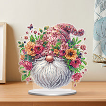 Load image into Gallery viewer, Single-Side Special Shape Spring Gnome Desktop Diamond Art Kits for Home Decor
