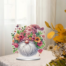 Load image into Gallery viewer, Single-Side Special Shape Spring Gnome Desktop Diamond Art Kits for Home Decor
