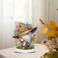 Load image into Gallery viewer, Single-Side Special Shape Spring Gnome Desktop Diamond Art Kits for Home Decor
