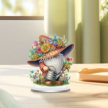 Load image into Gallery viewer, Single-Side Special Shape Spring Gnome Desktop Diamond Art Kits for Home Decor
