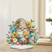 Load image into Gallery viewer, Single-Side Special Shape Spring Gnome Desktop Diamond Art Kits for Home Decor
