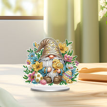 Load image into Gallery viewer, Single-Side Special Shape Spring Gnome Desktop Diamond Art Kits for Home Decor

