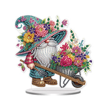 Load image into Gallery viewer, Single-Side Special Shape Spring Gnome Desktop Diamond Art Kits for Home Decor
