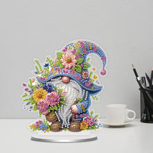 Load image into Gallery viewer, Single-Side Special Shape Spring Gnome Desktop Diamond Art Kits for Home Decor
