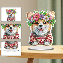 Load image into Gallery viewer, Special Shape Single-Side 5D DIY Shiba Inu Puppy Diamond Art Tabletop Home Decor
