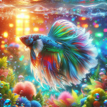 Load image into Gallery viewer, Diamond Painting - Full Square - betta fish (30*30CM)
