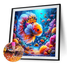 Load image into Gallery viewer, Diamond Painting - Full Square - Black Spotted Betta (30*30CM)
