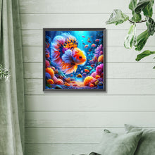 Load image into Gallery viewer, Diamond Painting - Full Square - Black Spotted Betta (30*30CM)
