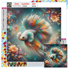 Load image into Gallery viewer, Diamond Painting - Full Square - Undersea fighting fish (30*30CM)
