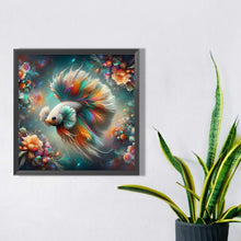 Load image into Gallery viewer, Diamond Painting - Full Square - Undersea fighting fish (30*30CM)
