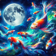 Load image into Gallery viewer, Diamond Painting - Full Square - Koi group (30*30CM)
