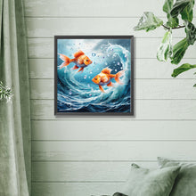 Load image into Gallery viewer, Diamond Painting - Full Square - goldfish (30*30CM)
