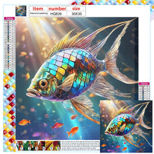 Load image into Gallery viewer, Diamond Painting - Full Square - Colorful Lin fish (30*30CM)
