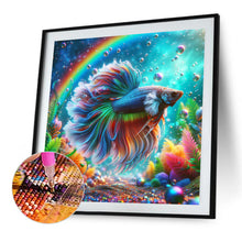 Load image into Gallery viewer, Diamond Painting - Full Square - Rainbow Betta (30*30CM)
