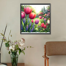 Load image into Gallery viewer, Diamond Painting - Full Round - spring garden (30*30CM)

