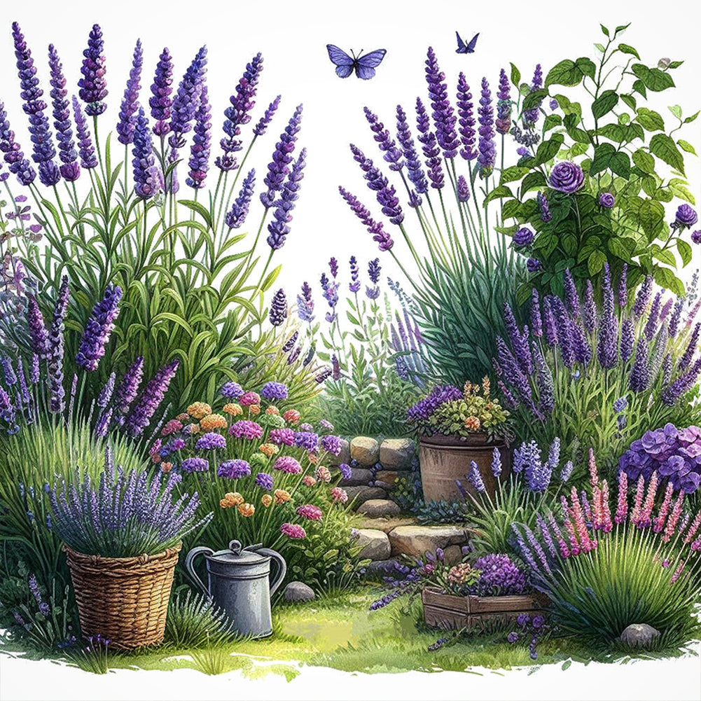 Diamond Painting - Full Round - spring garden (30*30CM)
