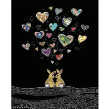 Load image into Gallery viewer, Diamond Painting - Full Round - love bunny (40*50CM)
