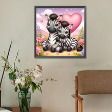 Load image into Gallery viewer, Diamond Painting - Full Round - zebra (30*30CM)

