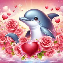Load image into Gallery viewer, Diamond Painting - Full Round - dolphin (30*30CM)
