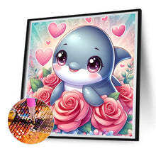 Load image into Gallery viewer, Diamond Painting - Full Round - dolphin (30*30CM)
