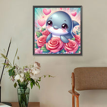Load image into Gallery viewer, Diamond Painting - Full Round - dolphin (30*30CM)
