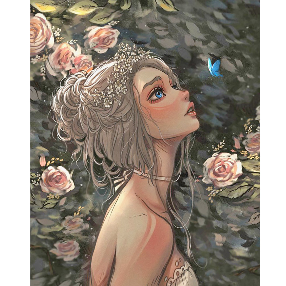 Diamond Painting - Full Round - elf fairy (40*50CM)