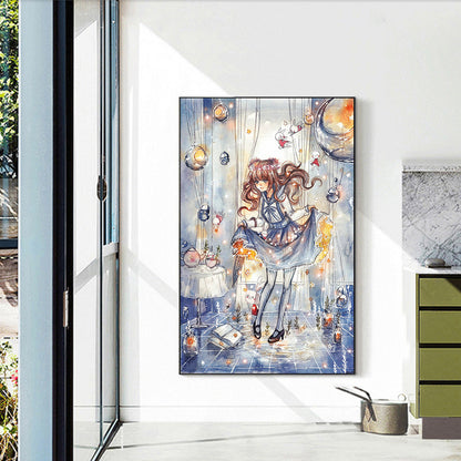 Diamond Painting - Full Round - cartoon girl (40*60CM)