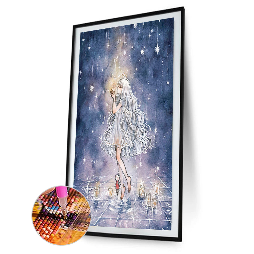 Diamond Painting - Full Round - cartoon girl (40*60CM)