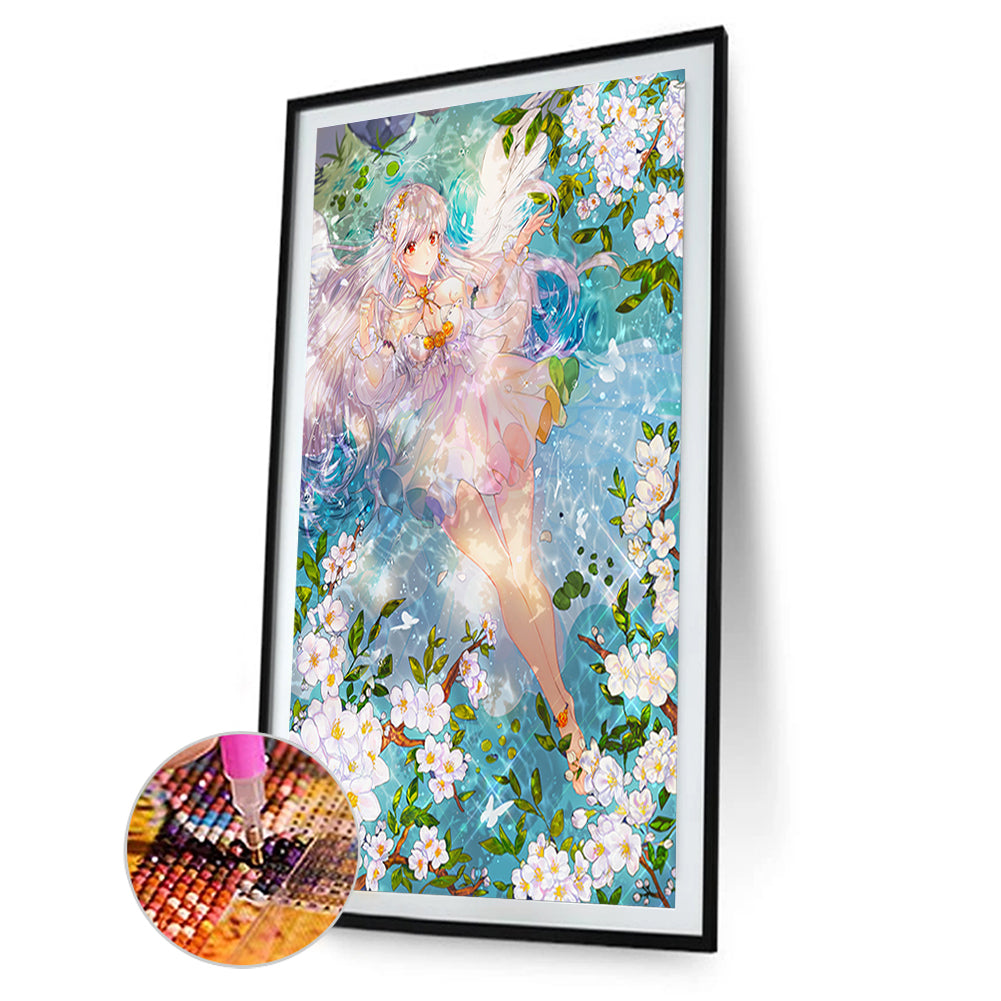 Diamond Painting - Full Round - cartoon girl (40*60CM)