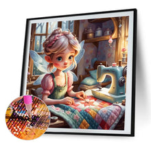Load image into Gallery viewer, AB Diamond Painting - Full Round - sewing elf girl (40*40CM)
