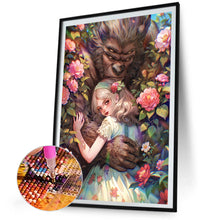 Load image into Gallery viewer, AB Diamond Painting - Full Round - beauty and the beast (40*60CM)
