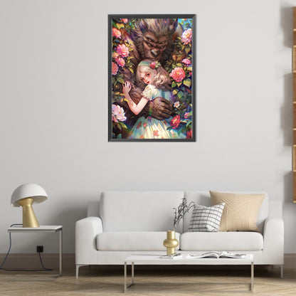 AB Diamond Painting - Full Round - beauty and the beast (40*60CM)