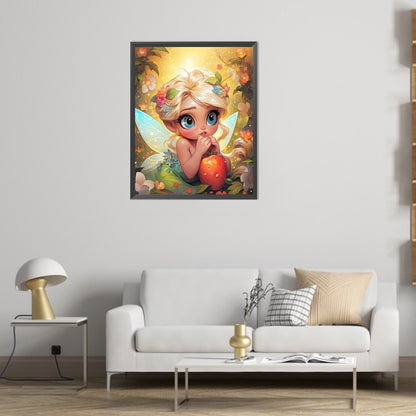AB Diamond Painting - Full Round - Blonde elf girl (40*50CM)