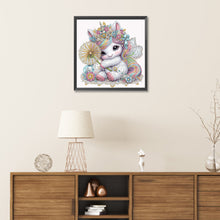 Load image into Gallery viewer, Diamond Painting - Partial Special Shaped - dandelion unicorn (30*30cm)
