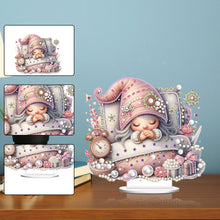 Load image into Gallery viewer, Special Shape Single-Side Sleeping Gnome Desktop Diamond Art Kits for Home Decor
