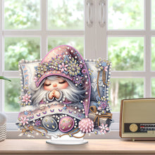 Load image into Gallery viewer, Special Shape Single-Side Sleeping Gnome Desktop Diamond Art Kits for Home Decor
