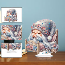 Load image into Gallery viewer, Special Shape Single-Side Sleeping Gnome Desktop Diamond Art Kits for Home Decor
