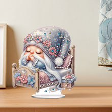 Load image into Gallery viewer, Special Shape Single-Side Sleeping Gnome Desktop Diamond Art Kits for Home Decor
