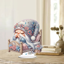 Load image into Gallery viewer, Special Shape Single-Side Sleeping Gnome Desktop Diamond Art Kits for Home Decor
