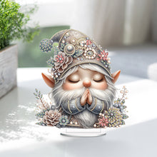 Load image into Gallery viewer, Special Shape Single-Side Prayer Gnome Desktop Diamond Art Kits for Home Decor
