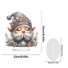 Load image into Gallery viewer, Special Shape Single-Side Prayer Gnome Desktop Diamond Art Kits for Home Decor
