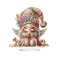 Load image into Gallery viewer, Special Shape Single-Side Prayer Gnome Desktop Diamond Art Kits for Home Decor
