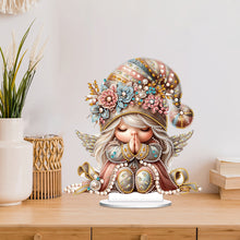 Load image into Gallery viewer, Special Shape Single-Side Prayer Gnome Desktop Diamond Art Kits for Home Decor
