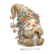 Load image into Gallery viewer, Special Shape Single-Side Prayer Gnome Desktop Diamond Art Kits for Home Decor
