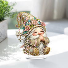 Load image into Gallery viewer, Special Shape Single-Side Prayer Gnome Desktop Diamond Art Kits for Home Decor
