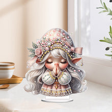 Load image into Gallery viewer, Special Shape Single-Side Prayer Gnome Desktop Diamond Art Kits for Home Decor
