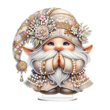 Load image into Gallery viewer, Special Shape Single-Side Prayer Gnome Desktop Diamond Art Kits for Home Decor
