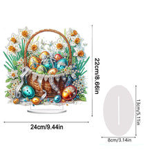 Load image into Gallery viewer, Easter Special Shape Desktop Diamond Art Kit for Adults Beginner (Basket Egg 4)

