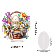 Load image into Gallery viewer, Easter Special Shape Desktop Diamond Art Kit for Adults Beginner (Basket Egg 5)
