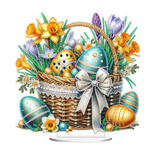 Load image into Gallery viewer, Easter Special Shape Desktop Diamond Art Kit for Adults Beginner (Basket Egg 6)
